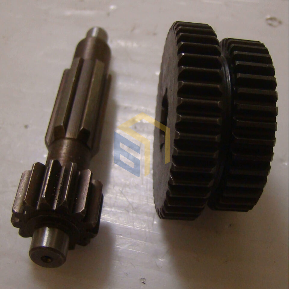 Шестерня двойная с валом в сборе дрели-миксера Werk HM 2180-2V (103004)