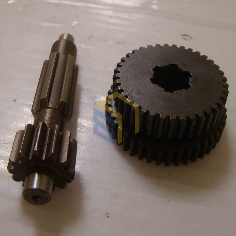 Шестерня двойная с валом в сборе дрели-миксера Werk HM 2180-2V (103004)