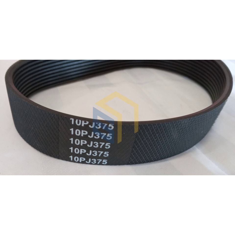 Ремінь (10PJ375) подрібнювача садового Grunhelm ES-28B (106526-131715)