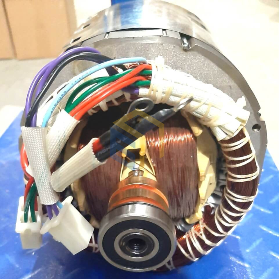 Альтернатор в сборе (якорь+статор однофазный) 7 кВт генератора дизельного Forte FGD9000E (106816)