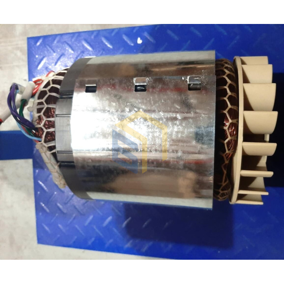 Альтернатор в сборе (якорь+статор однофазный) 7 кВт генератора дизельного Forte FGD9000E (106816)