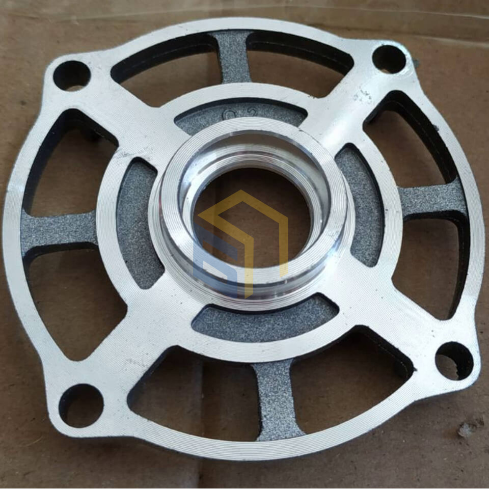 Корпус редуктора із фланцем УШМ болгарки Сталь КШМ 86-125 (107889)