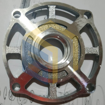 Корпус редуктора з фланцем УШМ болгарки Сталь КШМ 96-125, КШМ 96-125 Р (107903)