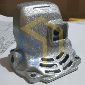 Корпус редуктора з фланцем УШМ болгарки Сталь КШМ 96-125, КШМ 96-125 Р (107903)