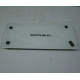 Стекло малое в сборе (белое) вытяжки Grunhelm GVN 330 W (108602)