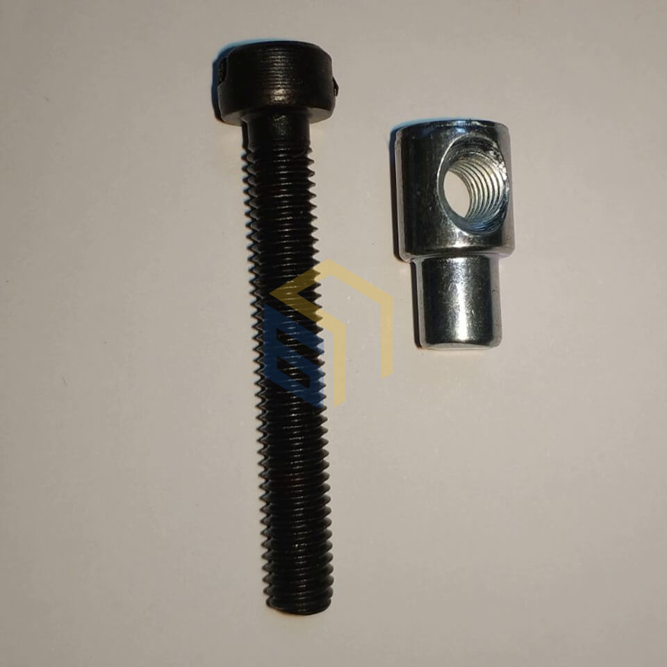 Гвинт із гайкою нятяжки ланцюга електропили Forte FES 24-40 Нова модель (114928)