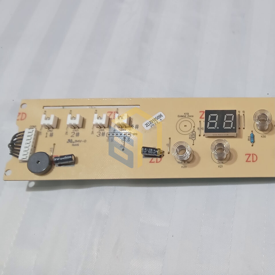 Плата дисплея (2D20105099) варильної поверхні GPC 610 B (116618-128685)