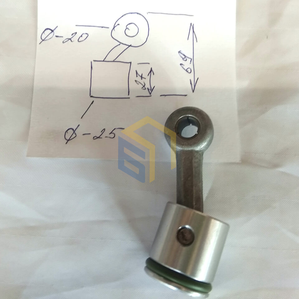 Поршень із шатуном у зборі перфоратора Haisser HB-36S (119031)