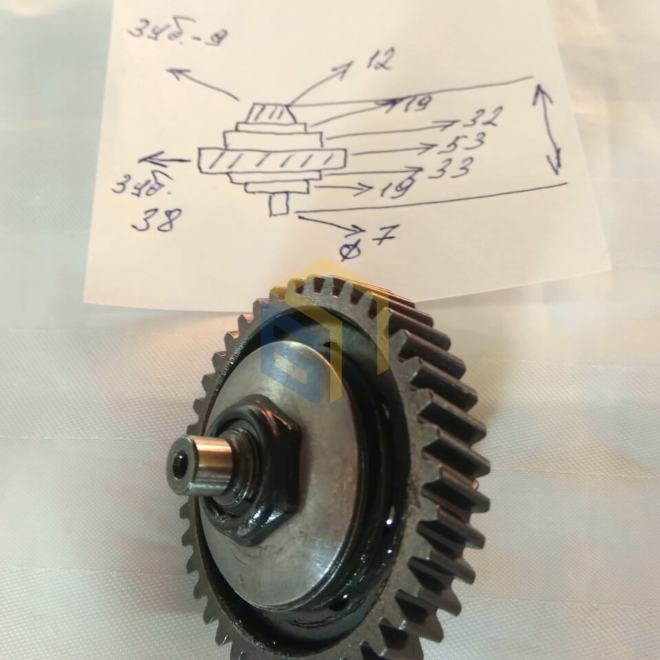 Шестерня велика у зборі перфоратора Haisser HB-36S (119034)