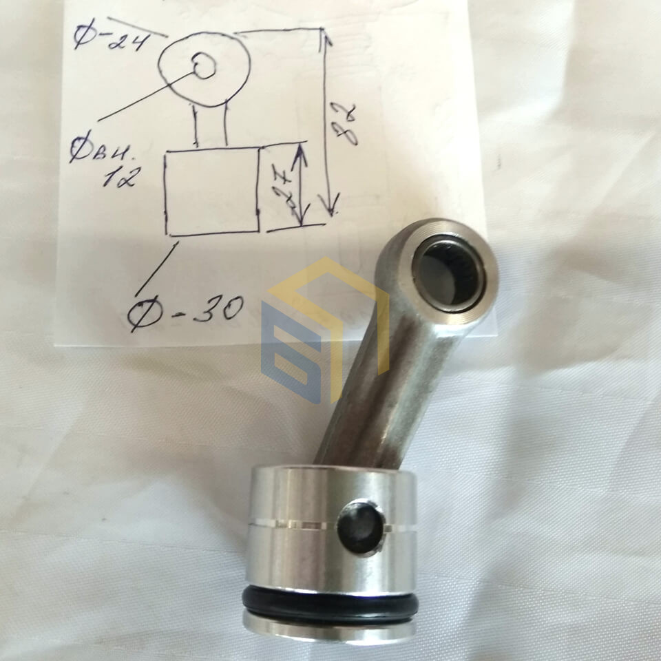 Поршень із шатуном у зборі перфоратора Haisser HB-42S (119045)