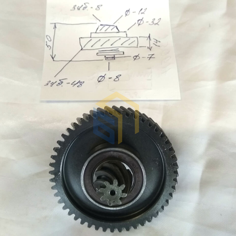 Шестерня у зборі перфоратора Haisser HB-42S (119047)