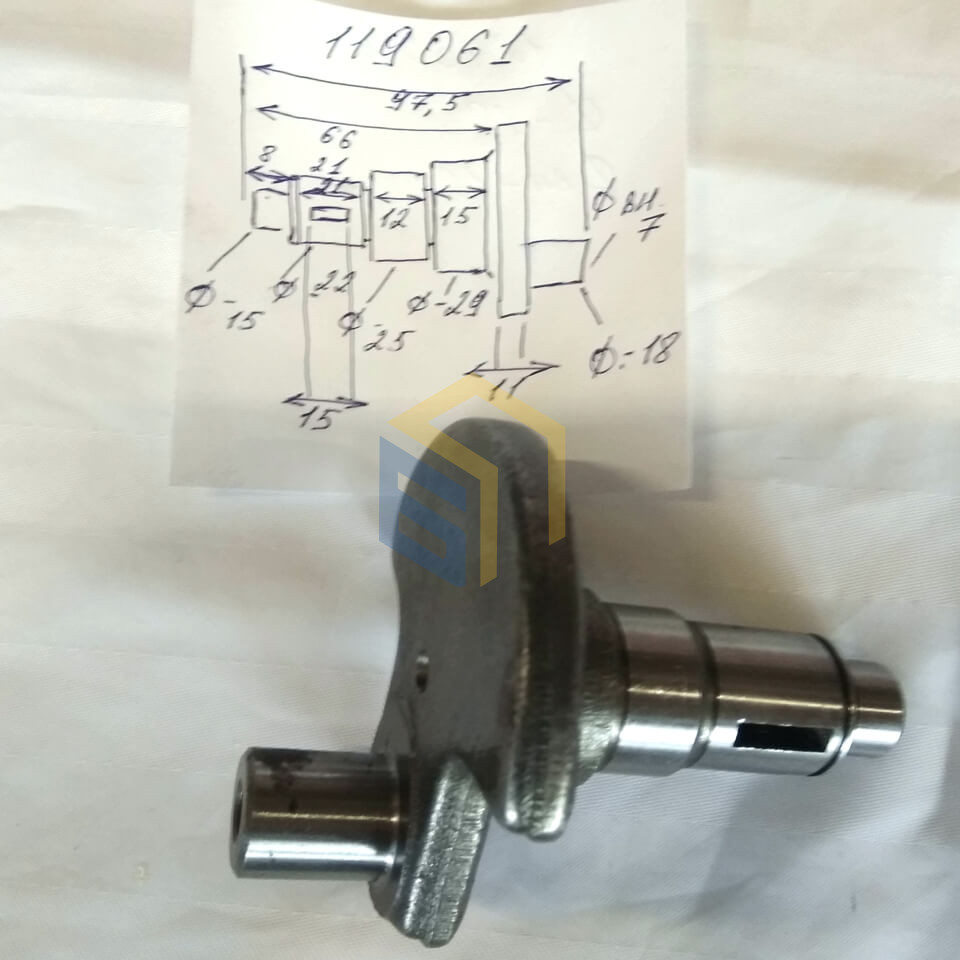 Колінчастий вал відбійного молотка Haisser HM-60 (119061)