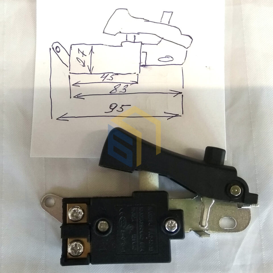 Вимикач відбійного молотка Haisser HM-60 (119064)