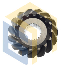 Шестерня конічна 15 зубів (910036) квадроцикла TGB Blade 1000 (119877)