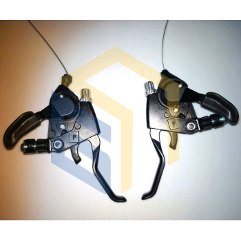 Перемикач швидкосей (пара) SHIMANO ST-EF500 (3×7 швидкостей) велосипеда Forte (120396)