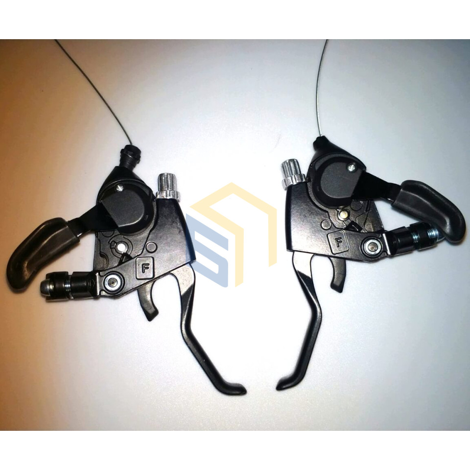 Перемикач швидкосей (пара) SHIMANO ST-EF500 (3×7 швидкостей) велосипеда Forte (120396)