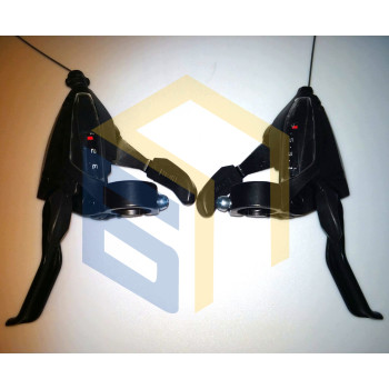 Перемикач швидкосей (пара) SHIMANO ST-EF500 (3×7 швидкостей) велосипеда Forte (120396)