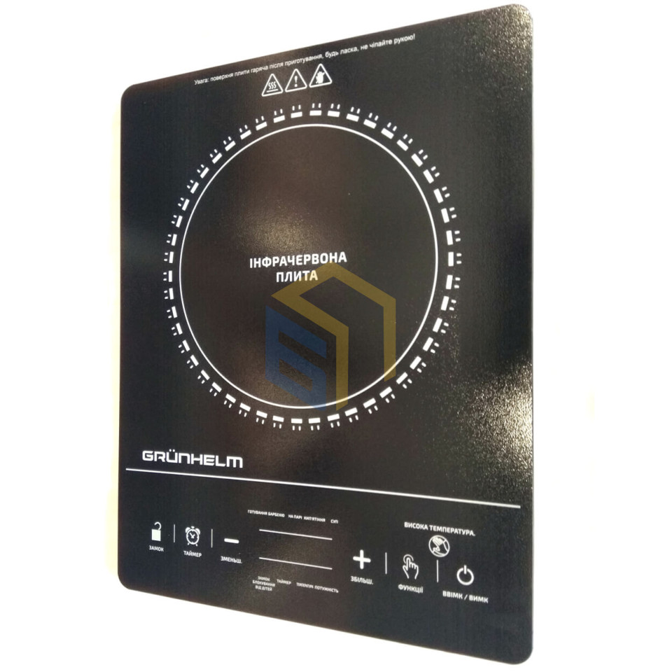 Поверхность стеклянная варочной поверхности Grunhelm GIR-809 (120934)