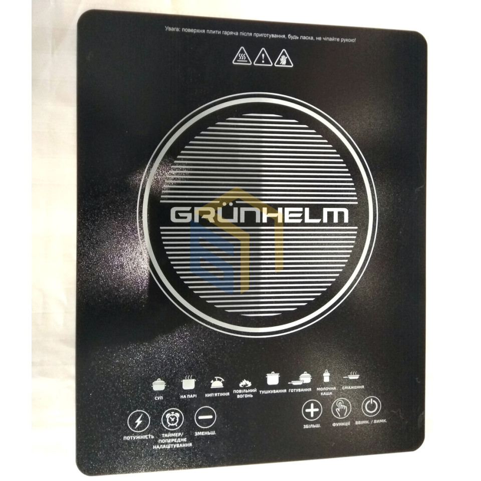 Поверхность стеклянная варочной поверхности Grunhelm GI-915 (120949)