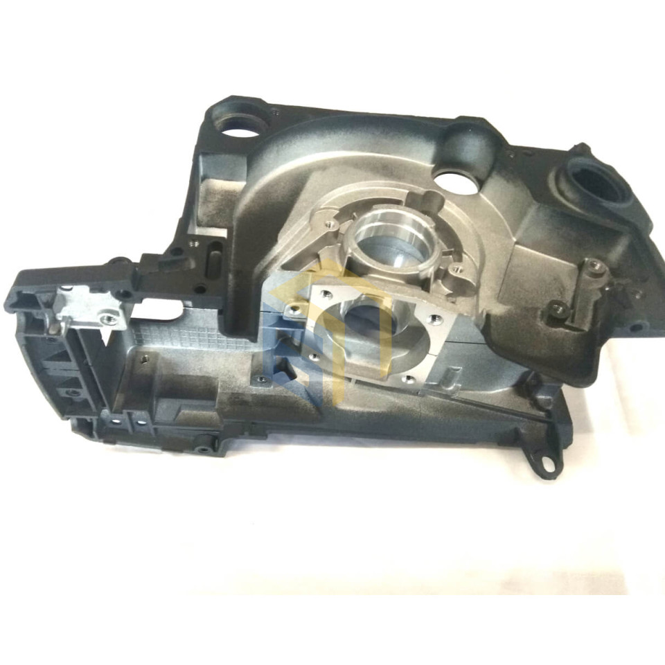 Картер у зборі (лівий та правий) бензопили Grunhelm GS-4000MG, GS-4500MG (120980)