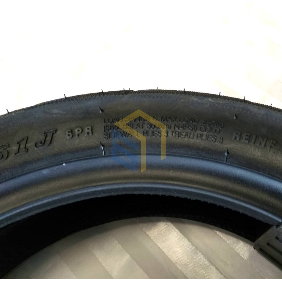 Шина вакуумна задня 100-80-12 електроскутера Yadea T9 (121625)