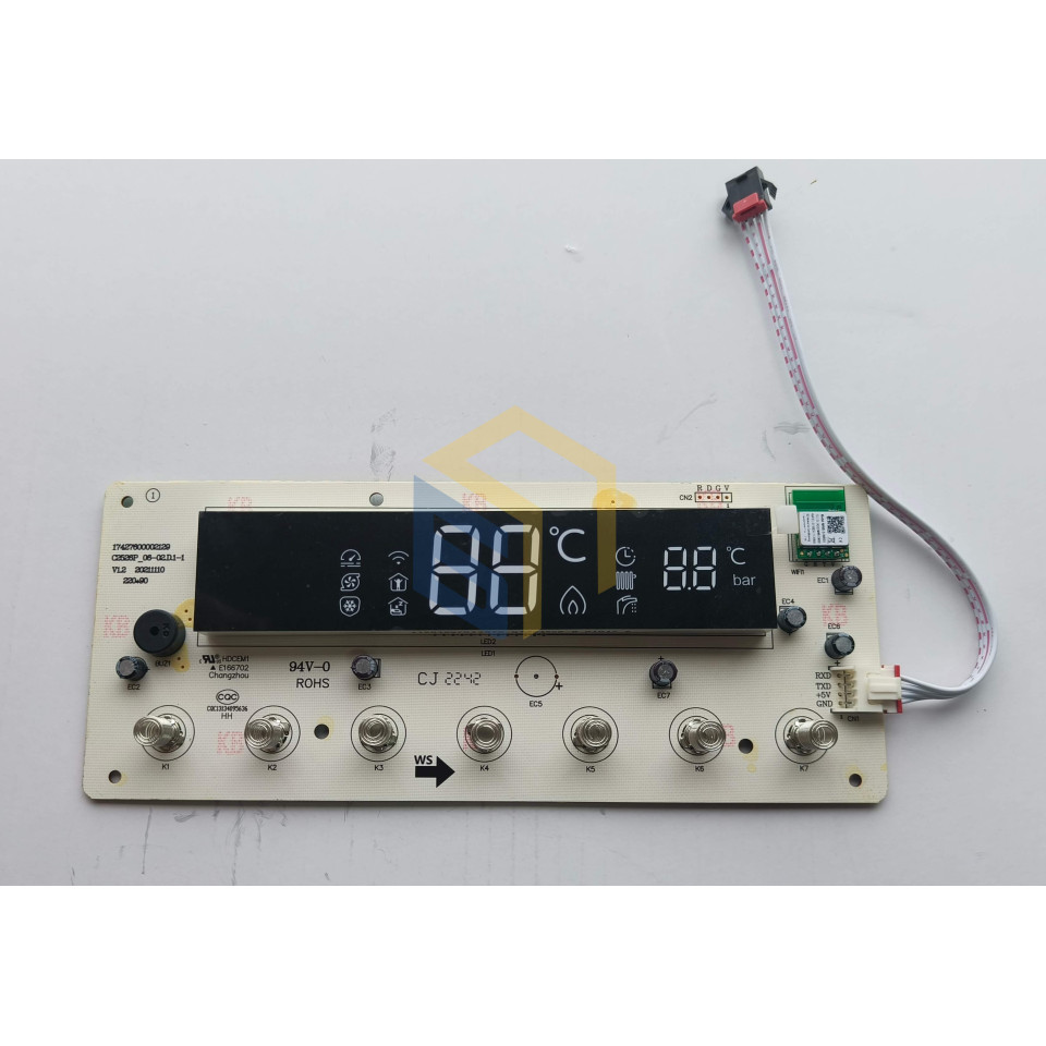 Плата панелі управління котла електричного Grunhelm GEB4-12E (122825)