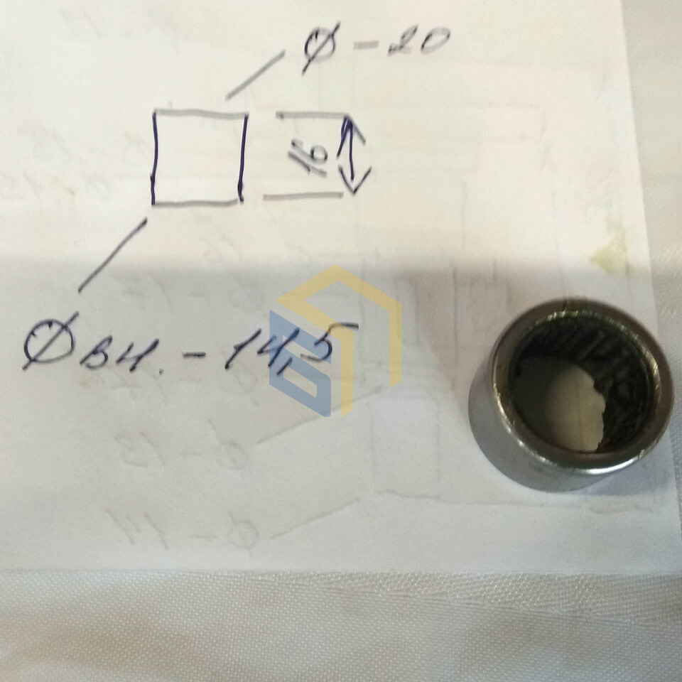 Підшипник голчастий (HK1416) перфоратора Haisser HB-42S (124291)