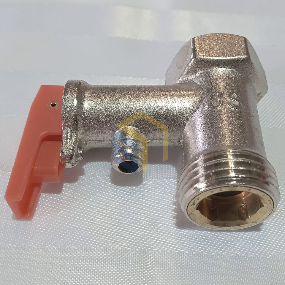 Клапан запобіжний 0,7 МПа, мідь для бойлерів Grunhelm (124315)