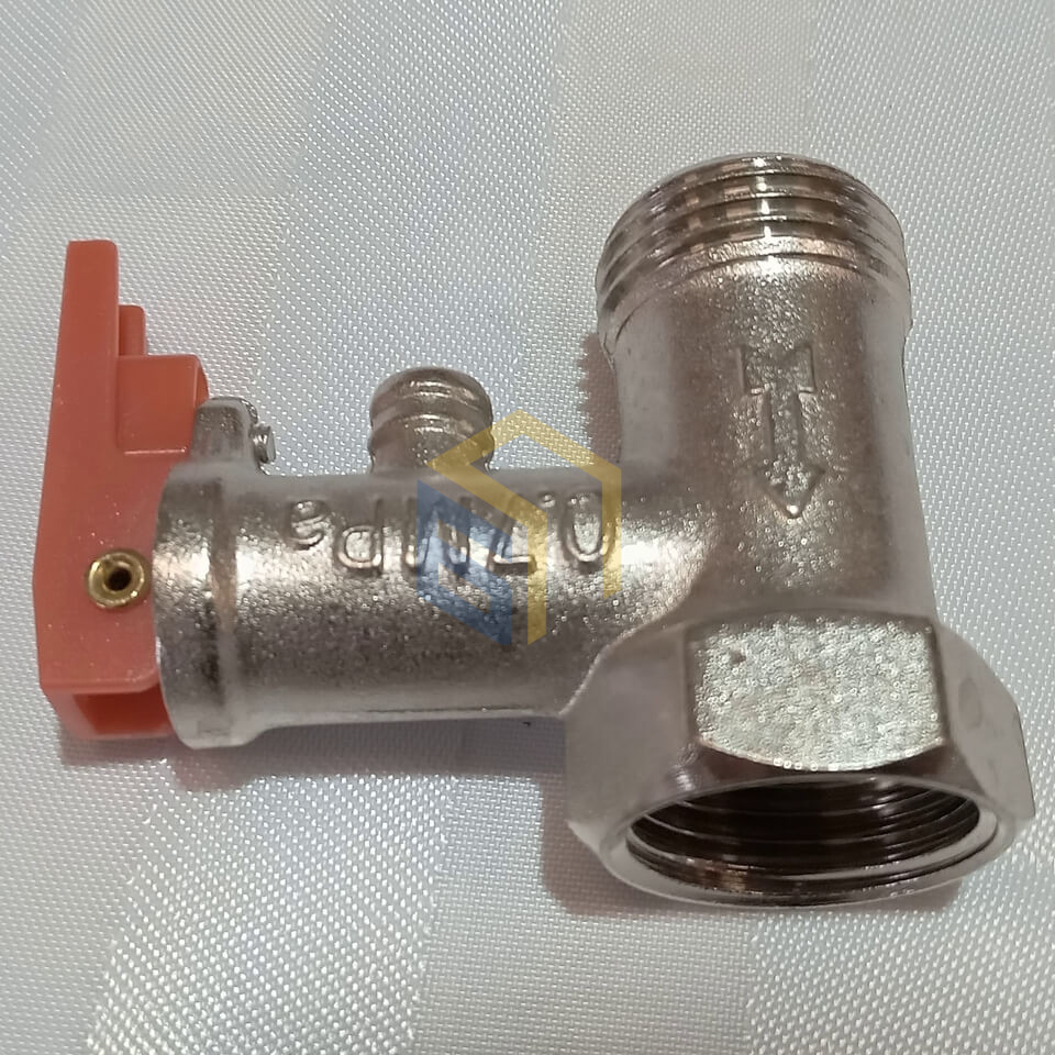 Клапан запобіжний 0,7 МПа, мідь для бойлерів Grunhelm (124315)