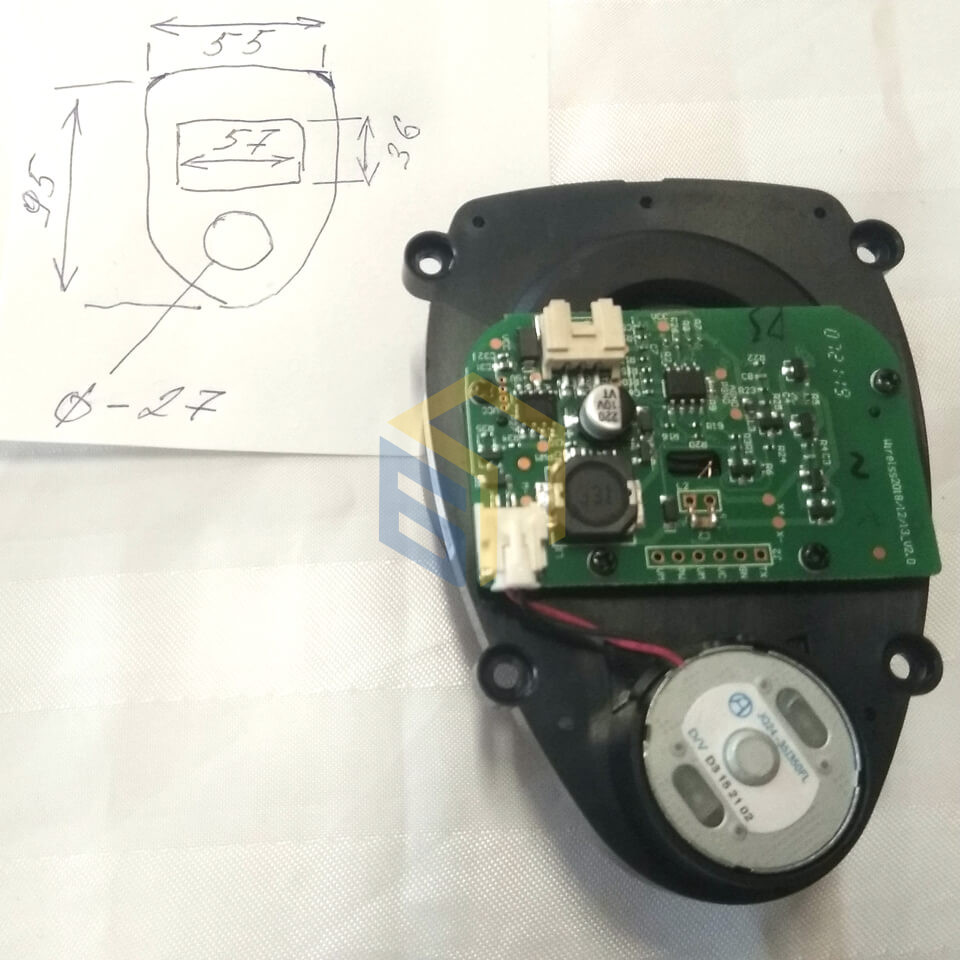 Лазерна головка пилососа робота Grunhelm GRVC-T1100 (124692)