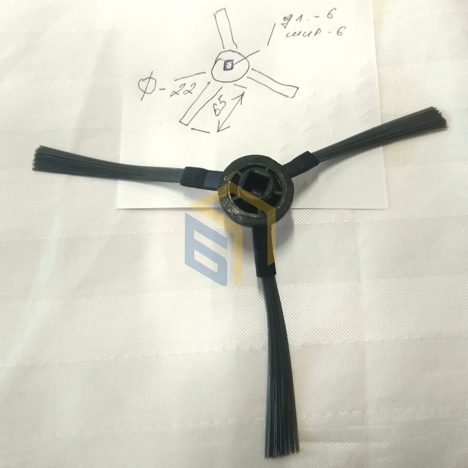 Щітка бокова (пара) пилососа робота Grunhelm GRVC-T1100 (124698)