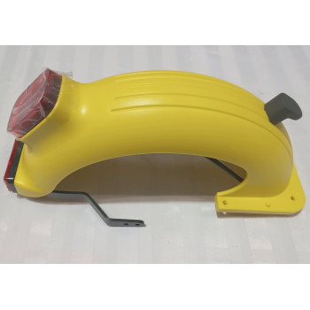 Крило заднє жовте з ліхтарем у зборі електросамоката Yadea KS3 Lite (124874)
