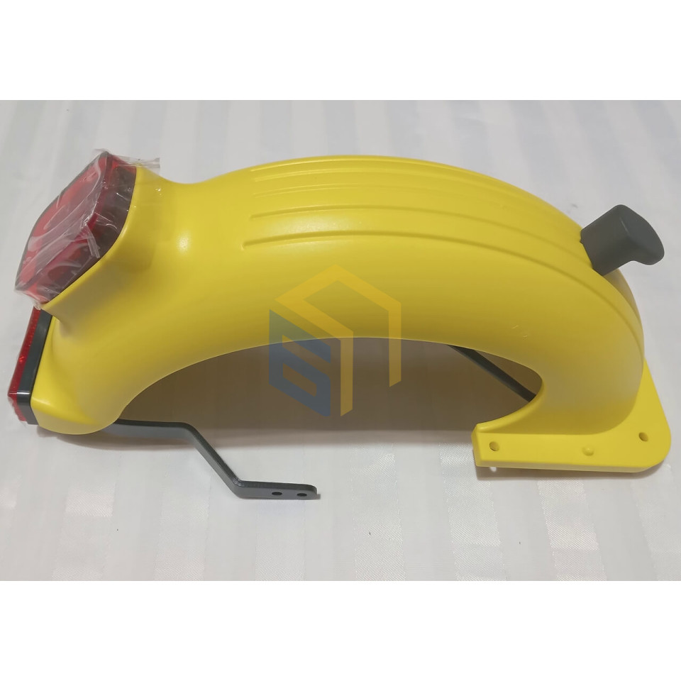 Крило заднє жовте з ліхтарем у зборі електросамоката Yadea KS3 Lite (124874)
