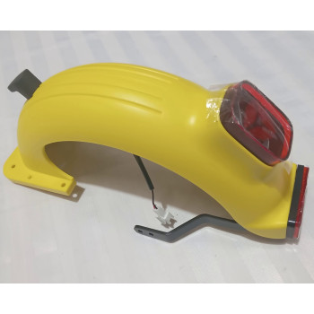 Крило заднє жовте з ліхтарем у зборі електросамоката Yadea KS3 Lite (124874)