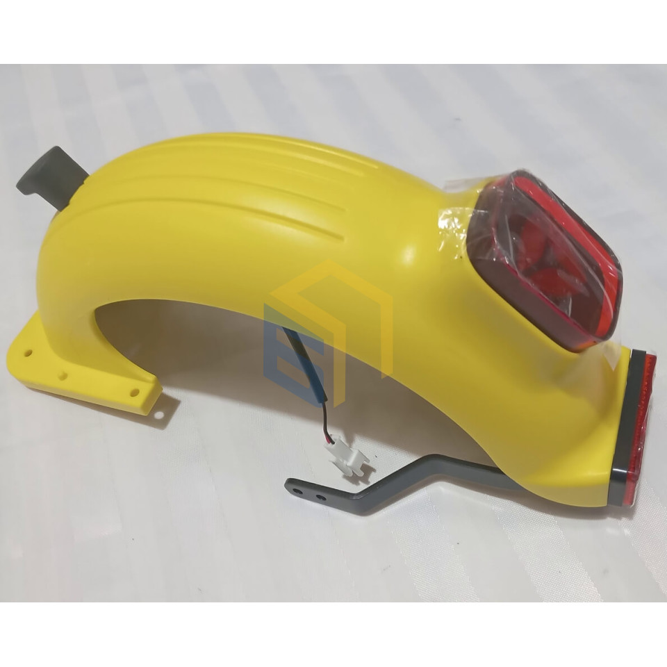 Крило заднє жовте з ліхтарем у зборі електросамоката Yadea KS3 Lite (124874)