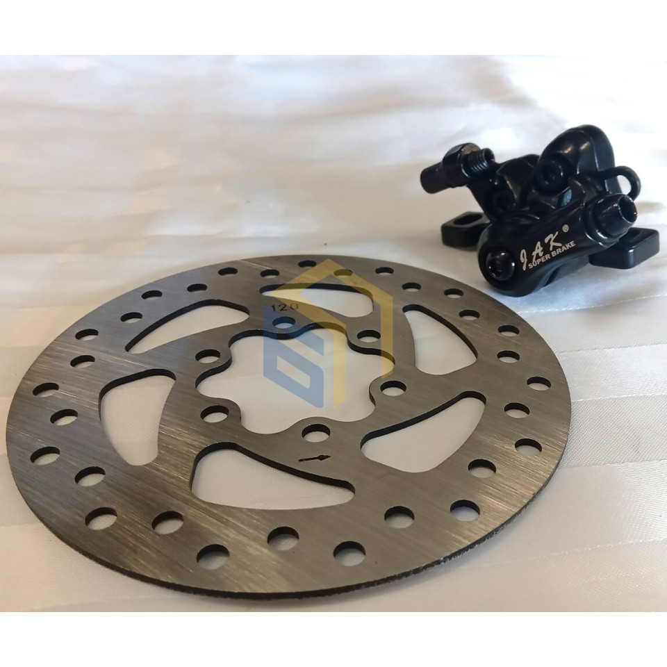 Гальма дискові у зборі електросамоката Yadea KS5 Pro (124915)