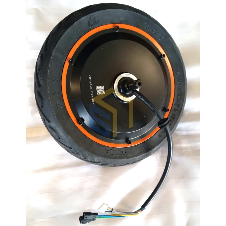 Двигун з заднім колесом (10"х2,5") в зборі електросамоката Yadea KS5 Pro (124930)