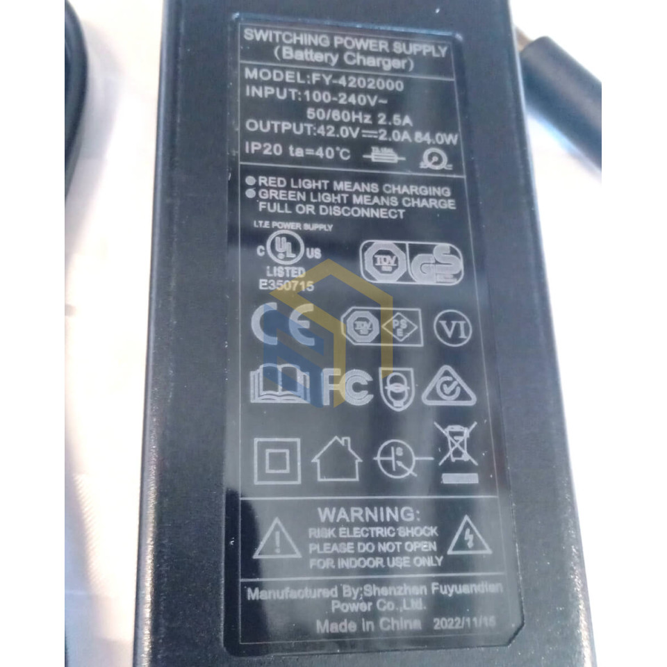 Зарядное устройство для электросамоката Yadea KS5 Pro (124934)