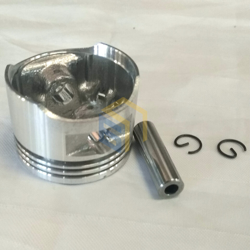 ПоршПоршень 39 мм з пальцем та стопорними кільцями мотокоси Grunhelm GR-31T (125950, 145366)