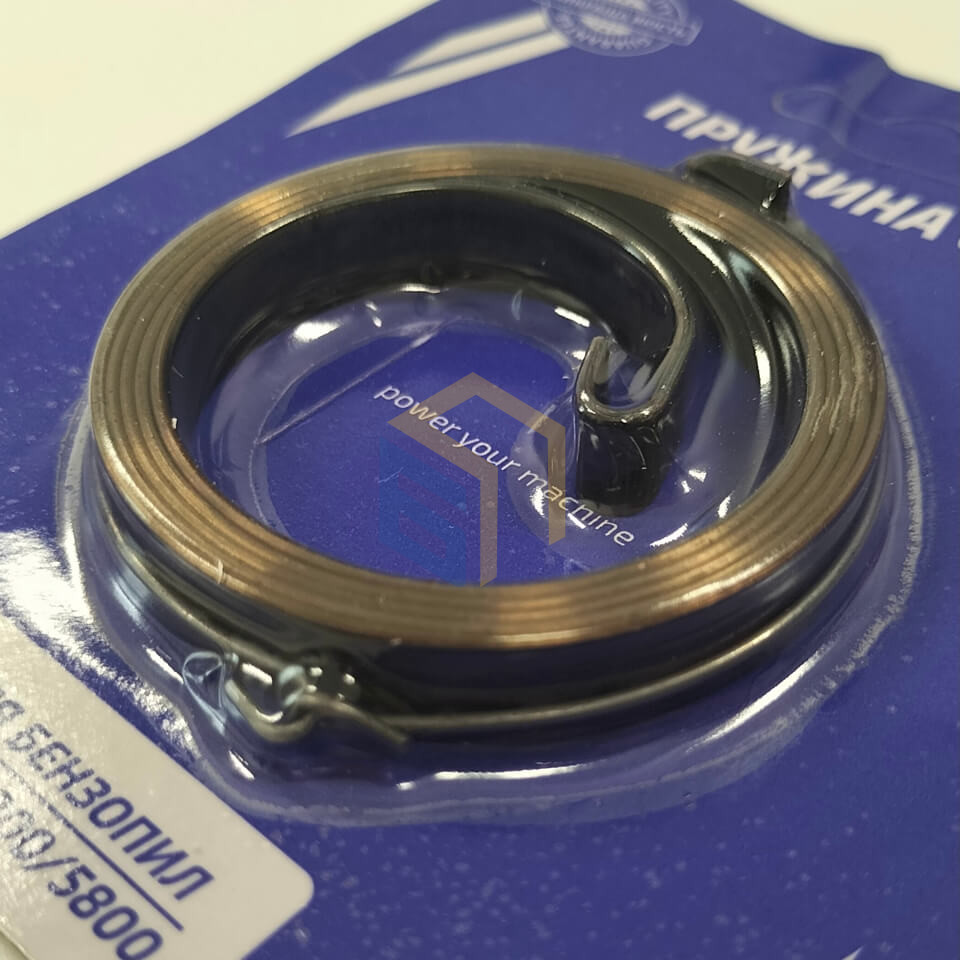 Пружина стартера (легкий пуск) товста для китайських бензопил 4500/5200/5800 (126413)