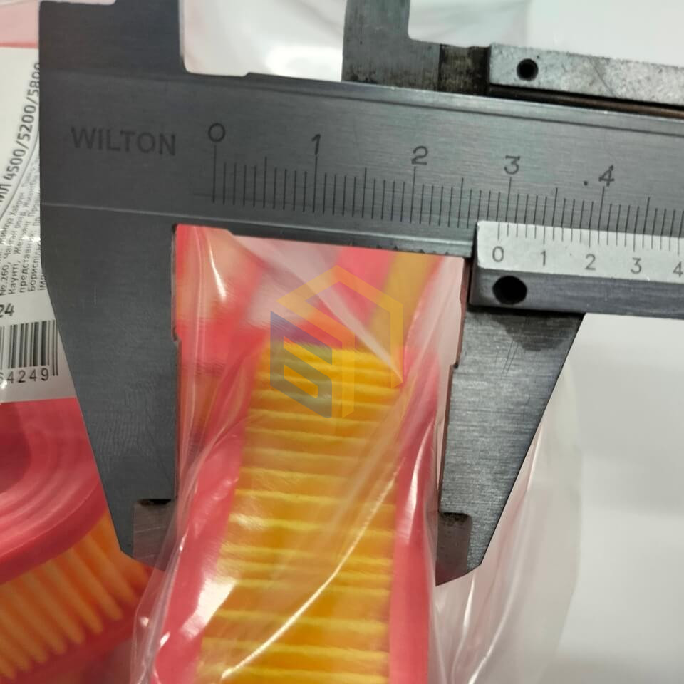 Фільтр повітряний паперовий 10 шт. для китайських бензопил 4500/5200/5800 (126424)