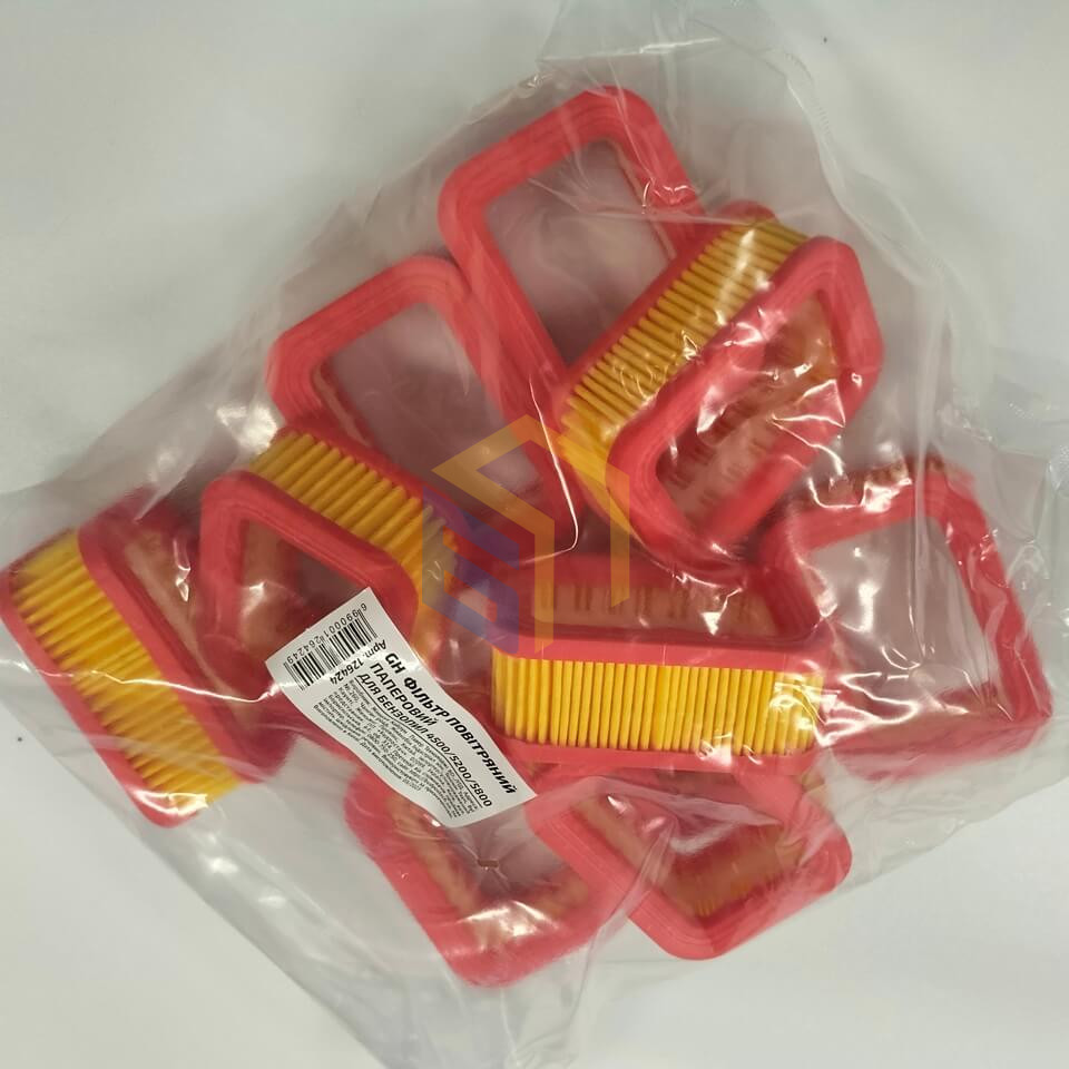 Фільтр повітряний паперовий 10 шт. для китайських бензопил 4500/5200/5800 (126424)