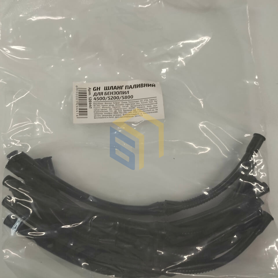 Шланг паливний 10 шт. для китайських бензопил 4500/5200/5800 (126441)