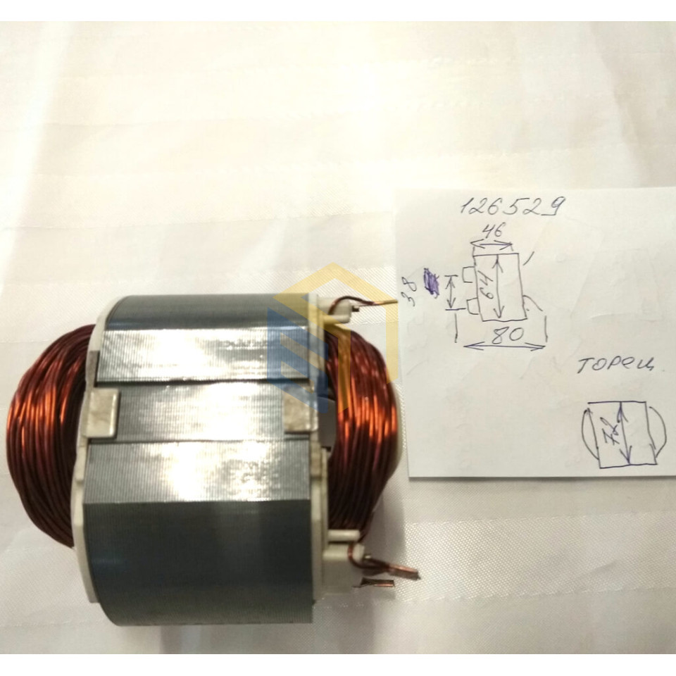 Статор тримера садового Forte ЕМК-1600 (126529)