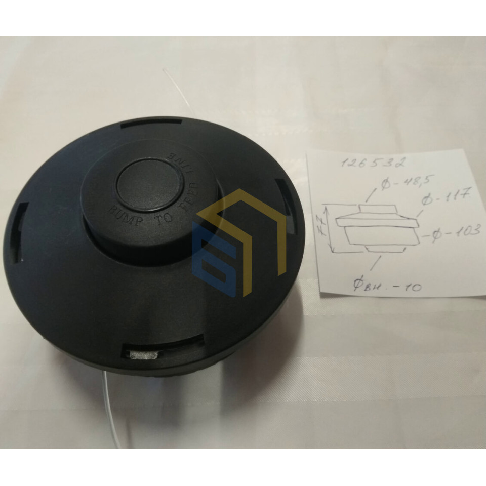 Шпуля тримера садового Forte ЕМК-1600 (126532)