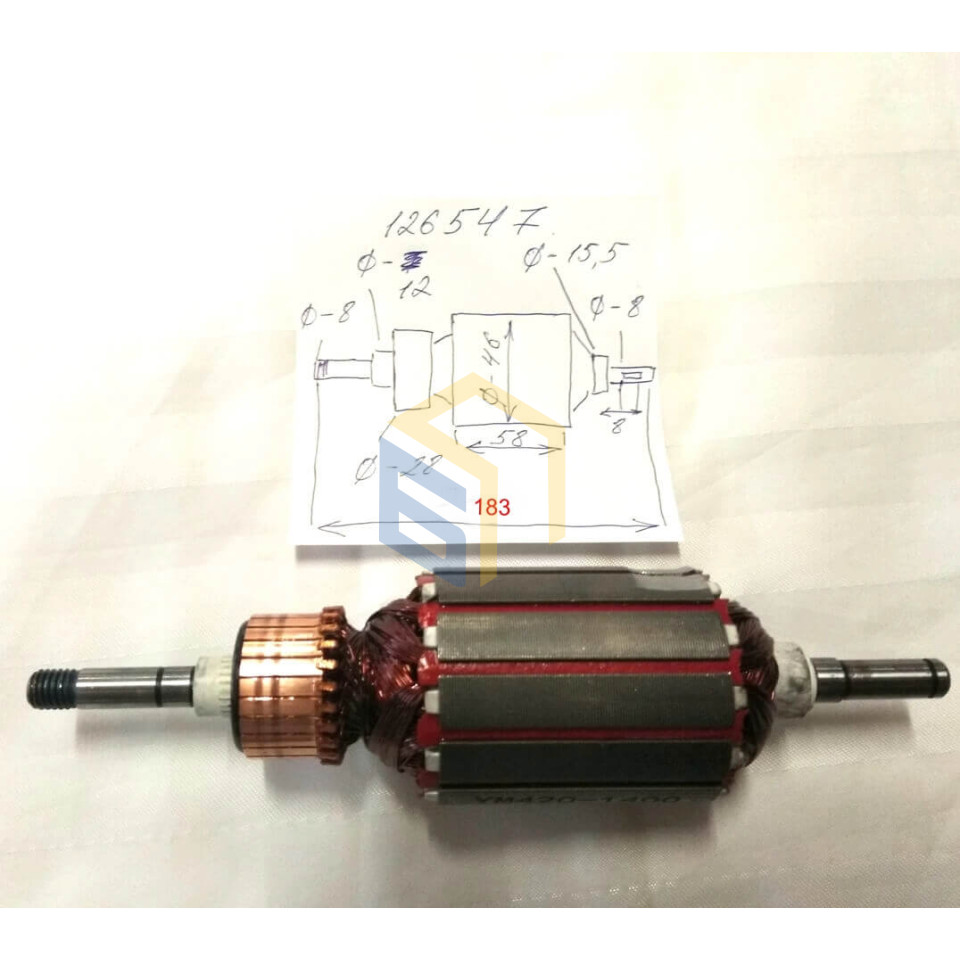 Ротор тримера садового Grunhelm GR-2000 (126547)