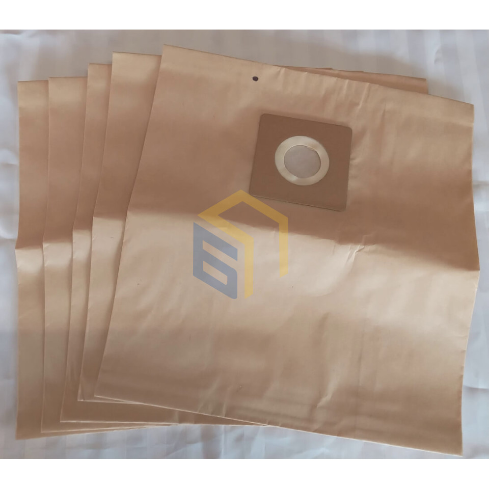 Мішок паперовий 18Л х 5 шт (одноразовий) пилососа господарського Forte VC1814 (127651)