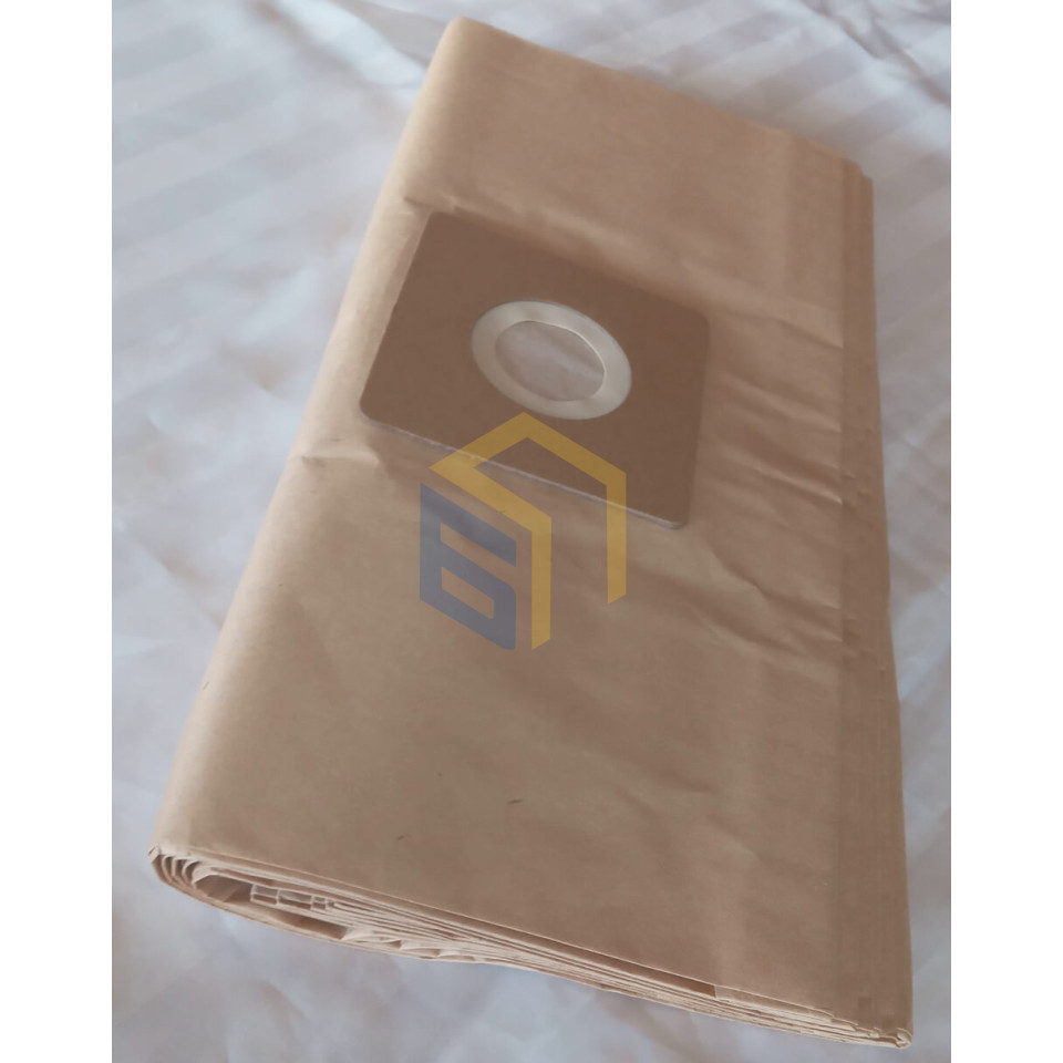 Мішок паперовий 30Л х 5 шт (одноразовий) пилососа господарського Forte VC3018SAD (127653)