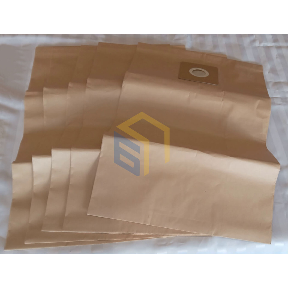 Мішок паперовий 30Л х 5 шт (одноразовий) пилососа господарського Forte VC3018SAD (127653)