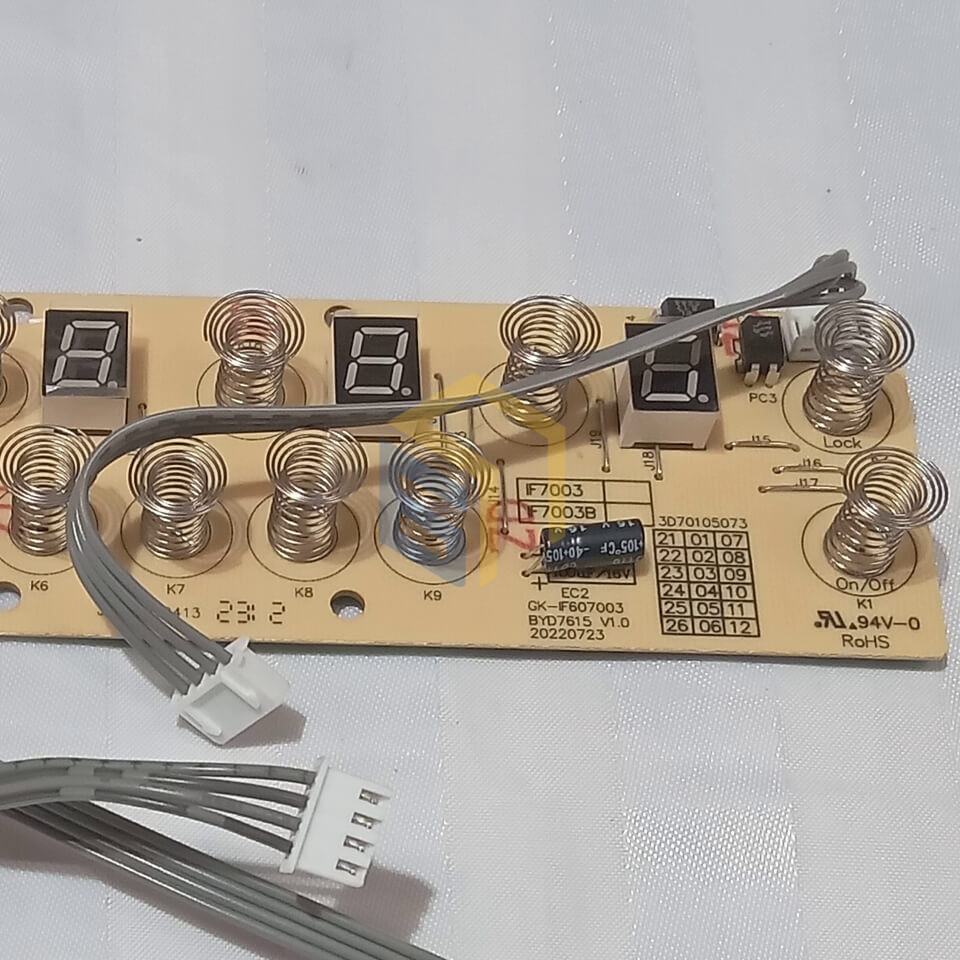 Плата дисплея (2D20105222) (Тип2) варильної поверхні Grunhelm GPI 823 B (128688)